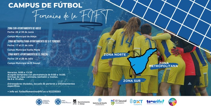 I Campus de fútbol femenino de la FIFT en Tenerife