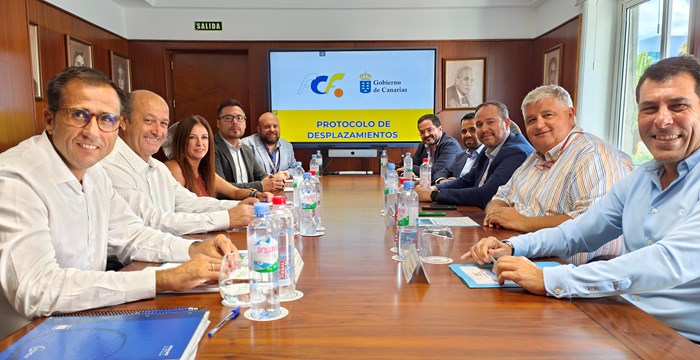 La FCF y el Gobierno de Canarias cierran un acuerdo para renovar el protocolo de desplazamientos