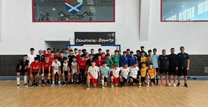 Nuevo entrenamiento de la Selección Canaria Sub-16 de fútbol sala para preparar los Campeonatos de España