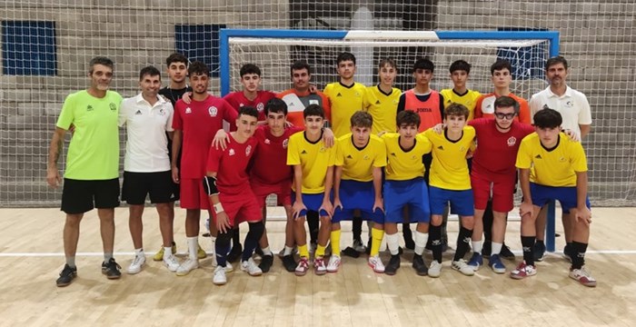 La Selección Canaria Sub-16 de fútbol sala disputó un partido preparatorio