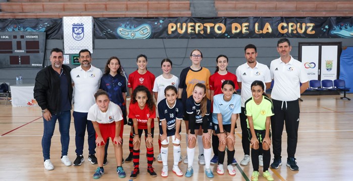 La Selección Canaria Sub-14 femenina de fútbol sala inicia los entrenamientos