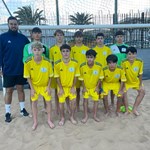 La Laguna acoge nuevos entrenamientos de la selección canaria infantil de fútbol playa