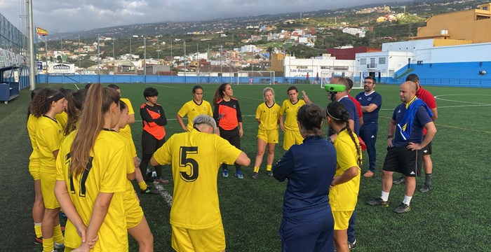 La Selección Canaria Sub-17 femenina realiza un nuevo entrenamiento en Los Realejos
