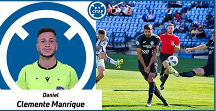 Daniel Clemente Manrique seleccionado para arbitrar el play-off de ascenso a Primera RFEF 