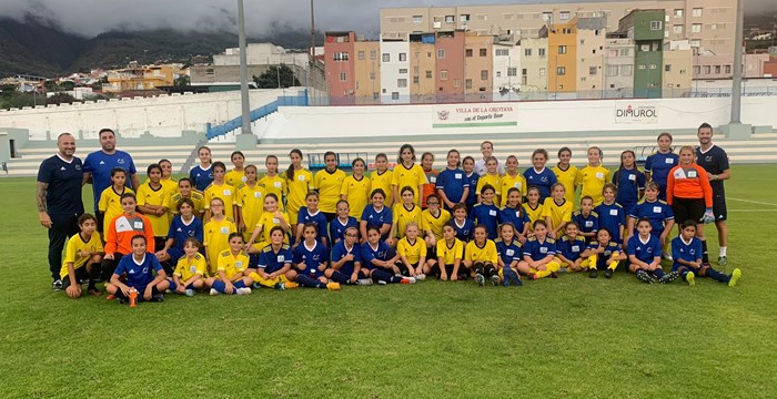 La Escuela de formación Talento Femenino comienza la temporada 2023/24 en Tenerife