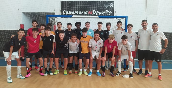 Doble sesión de entrenamiento de la Selección Canaria Sub-16 de fútbol sala