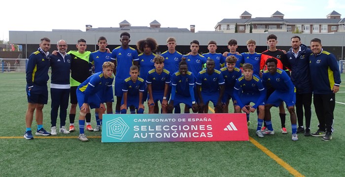 Selección Canaria Sub-16 masculina compitiendo en el Campeonato de España de Selecciones Autonómicas 2024.